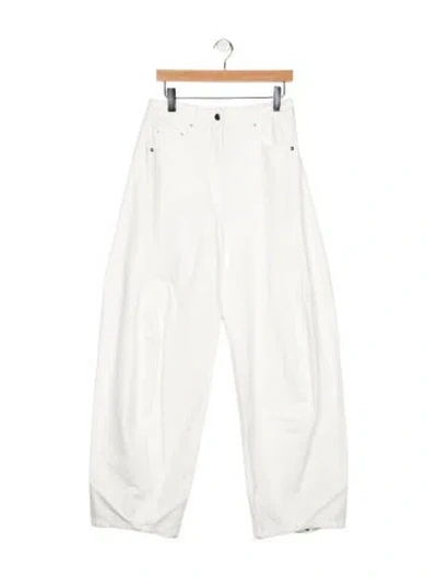 Pre-owned Tibi High-rise Wide Leg Jeans In Blue