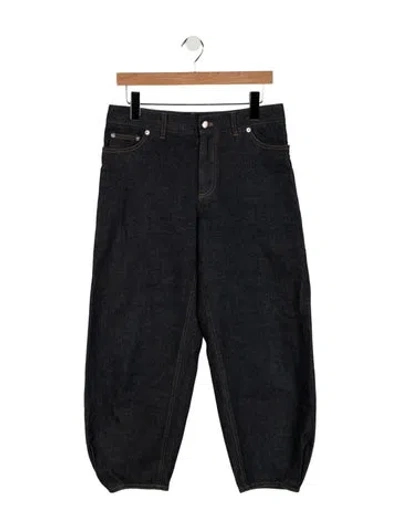 Pre-owned Tibi High-rise Wide Leg Jeans In Blue