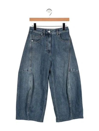 Pre-owned Tibi High-rise Wide Leg Jeans In Blue