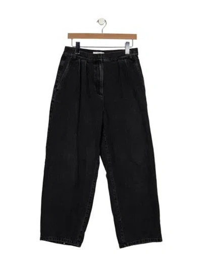 Pre-owned Tibi High-rise Wide Leg Jeans In Blue