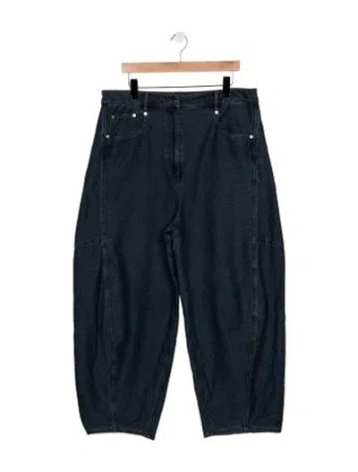 Pre-owned Tibi High-rise Wide Leg Jeans In Blue