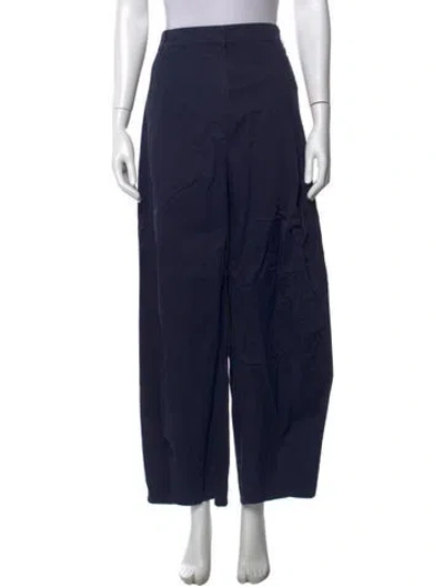 Pre-owned Tibi High-rise Wide Leg Jeans In Blue