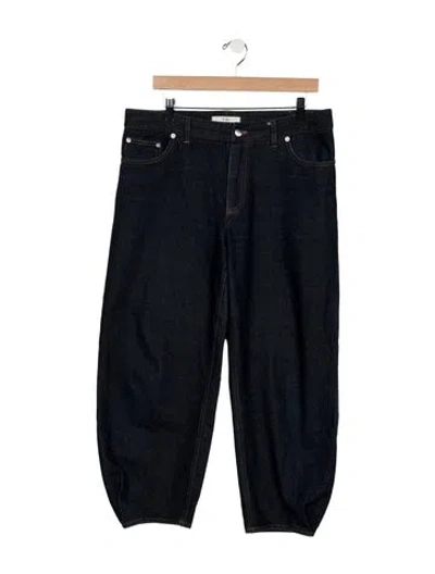 Pre-owned Tibi High-rise Wide Leg Jeans In Blue