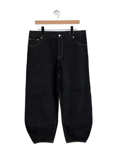 Pre-owned Tibi High-rise Wide Leg Jeans In Blue