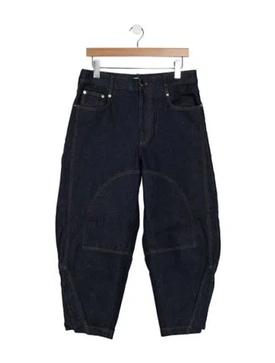 Pre-owned Tibi High-rise Wide Leg Jeans In Blue