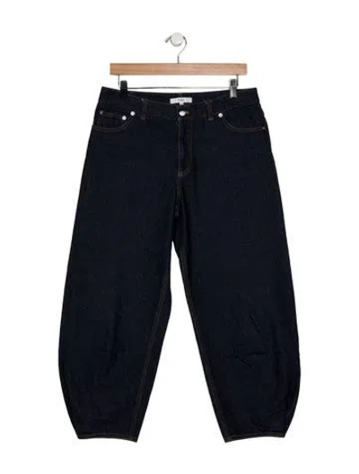 Pre-owned Tibi High-rise Wide Leg Jeans In Blue