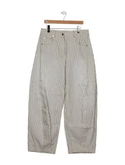 Pre-owned Tibi High-rise Wide Leg Jeans In Blue
