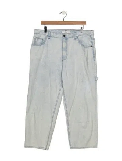 Pre-owned Tibi High-rise Wide Leg Jeans In Blue