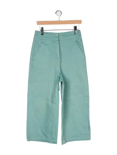 Pre-owned Tibi High-rise Wide Leg Jeans In Multi