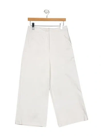 Pre-owned Tibi High-rise Wide Leg Jeans In Neutral
