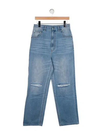 Pre-owned Tibi High-rise Wide Leg Jeans W/ Tags In Blue