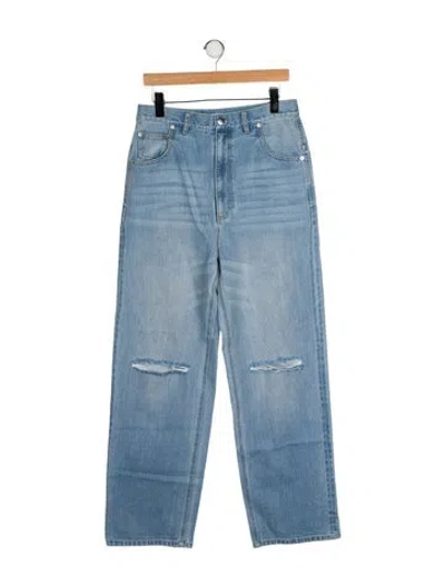Pre-owned Tibi High-rise Wide Leg Jeans W/ Tags In Blue