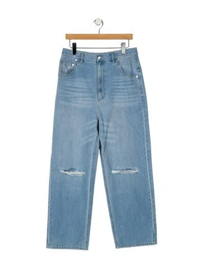 Pre-owned Tibi High-rise Wide Leg Jeans W/ Tags In Blue