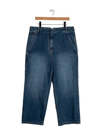 Pre-owned Tibi High-rise Wide Leg Jeans W/ Tags In Blue