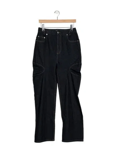 Pre-owned Tibi High-rise Wide Leg Jeans W/ Tags In Blue