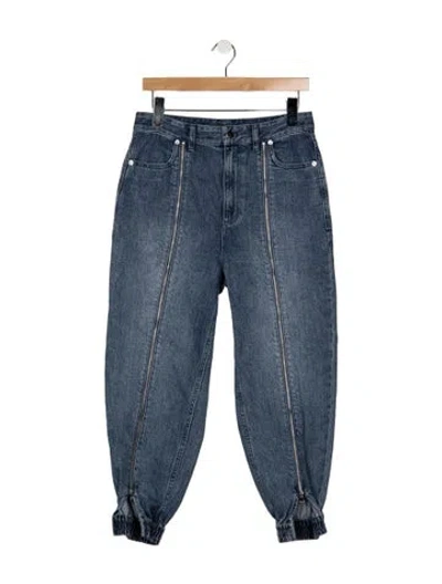 Pre-owned Tibi High-rise Wide Leg Jeans W/ Tags In Blue