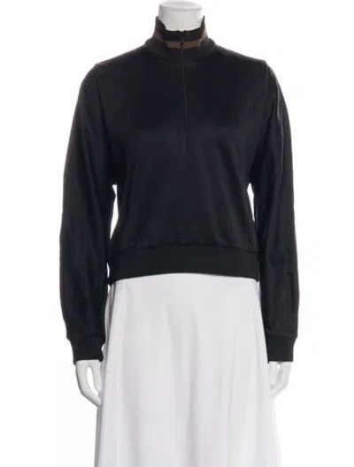 Pre-owned Tibi Jacket In Black/blue