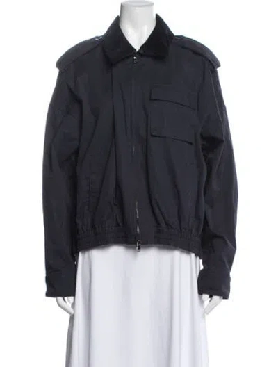 Pre-owned Tibi Jacket In Blue