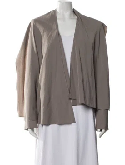 Pre-owned Tibi Jacket In Gray