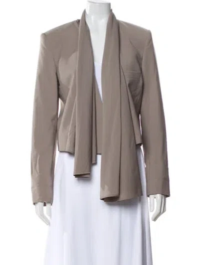 Pre-owned Tibi Jacket In Gray