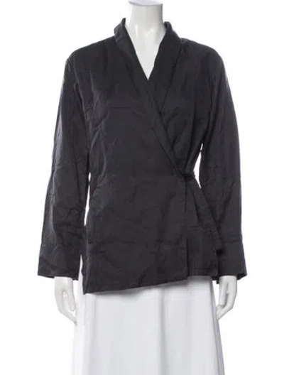 Pre-owned Tibi Jacket In Grey