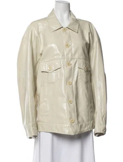 Pre-owned Tibi Jacket In Neutrals