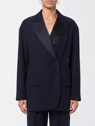 Tibi Jacket Woman In Blue