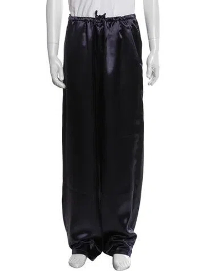 Pre-owned Tibi Joggers In Blue