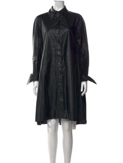 Pre-owned Tibi Knee-length Dress W/ Tags In Black
