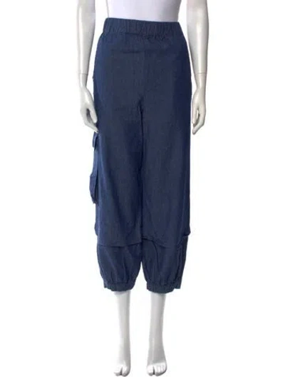 Pre-owned Tibi Knee-length Shorts In Blue
