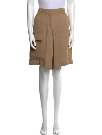 Pre-owned Tibi Knee-length Shorts In Brown