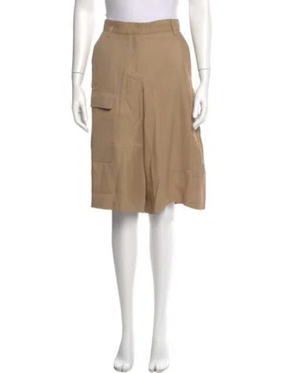 Pre-owned Tibi Knee-length Shorts In Brown