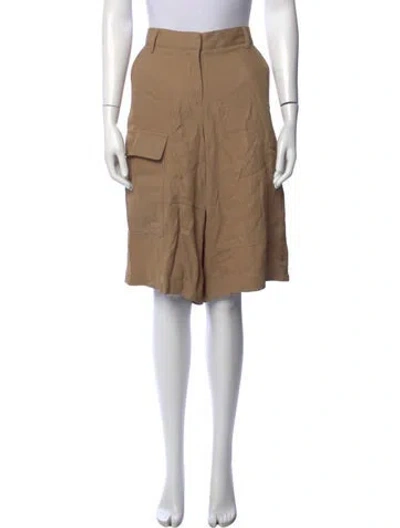 Pre-owned Tibi Knee-length Shorts In Brown