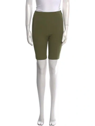 Pre-owned Tibi Knee-length Shorts In Green