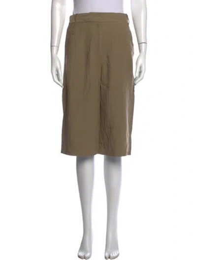 Pre-owned Tibi Knee-length Shorts In Green