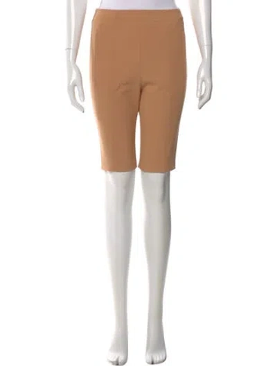Pre-owned Tibi Knee-length Shorts In Orange
