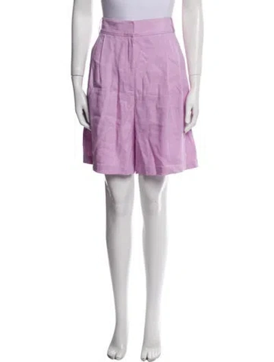 Pre-owned Tibi Knee-length Shorts In Purple