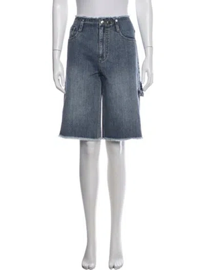 Pre-owned Tibi Knee-length Shorts W/ Tags In Blue