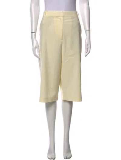 Pre-owned Tibi Knee-length Shorts W/ Tags In Yellow