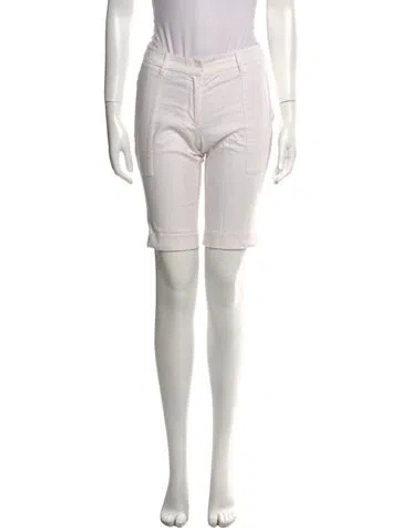 Pre-owned Tibi Knee-length Shorts In White