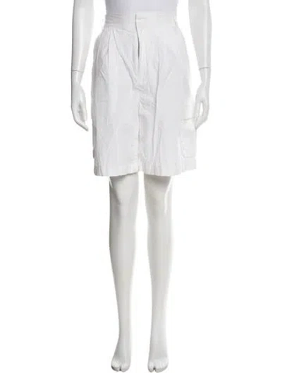 Pre-owned Tibi Knee-length Shorts In White