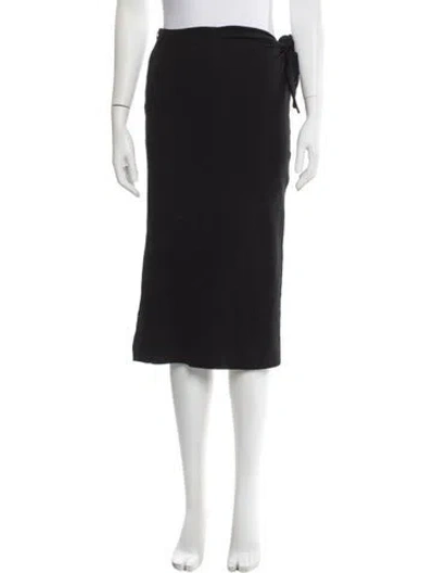 Pre-owned Tibi Knee-length Skirt In Black