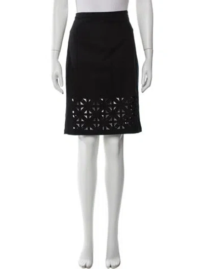 Pre-owned Tibi Knee-length Skirt In Black