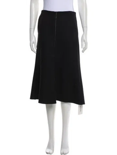 Pre-owned Tibi Knee-length Skirt In Black
