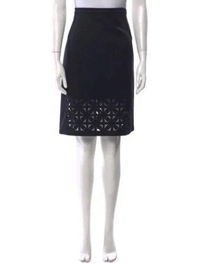 Pre-owned Tibi Knee-length Skirt In Black