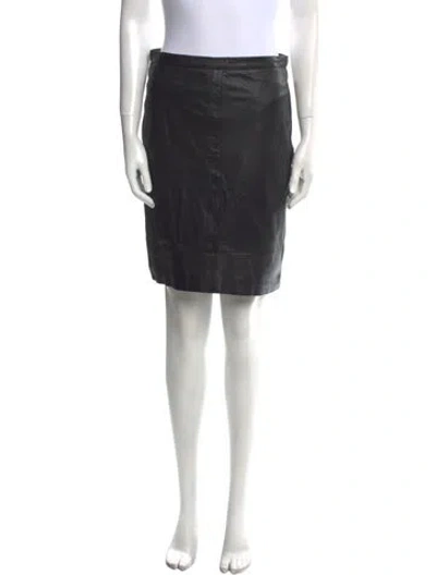 Pre-owned Tibi Knee-length Skirt In Black