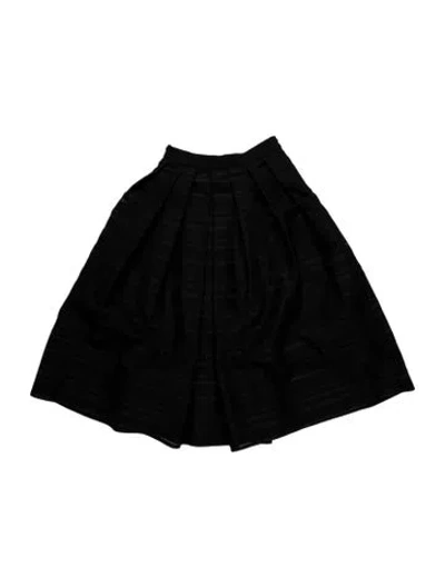Pre-owned Tibi Knee-length Skirt In Black