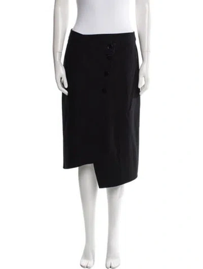 Pre-owned Tibi Knee-length Skirt In Black