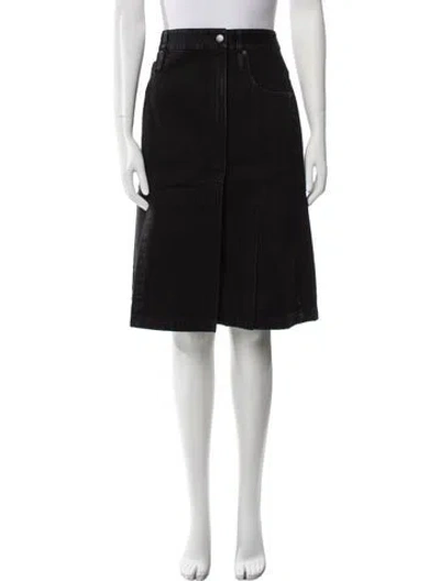 Pre-owned Tibi Knee-length Skirt In Black