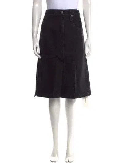 Pre-owned Tibi Knee-length Skirt In Black